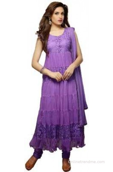 Akshar Enterprise Brasso Embroidered Semi-stitched Salwar Suit Dupatta Material